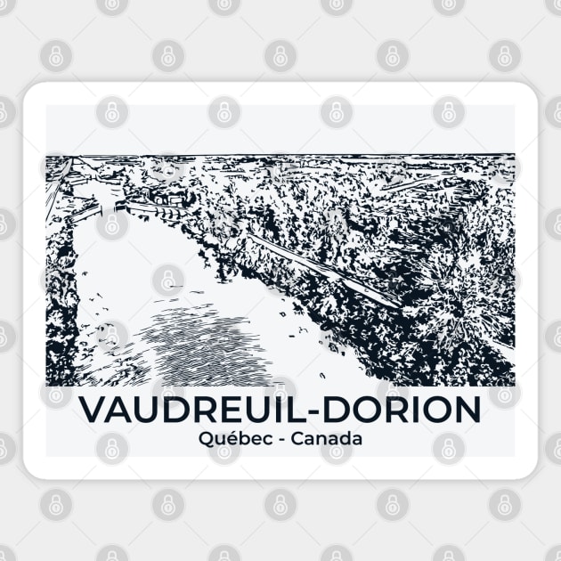 Vaudreuil-Dorion - Québec Magnet by Lakeric